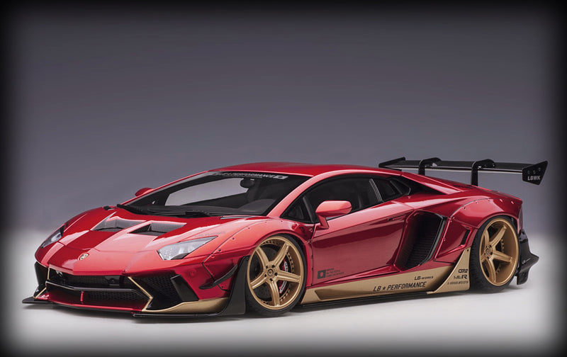 Laad de afbeelding in de Gallery-viewer, Lamborghini LIBERTY WALK LB-WORKS AVENTADOR AUTOart 1:18 (6811886518377)
