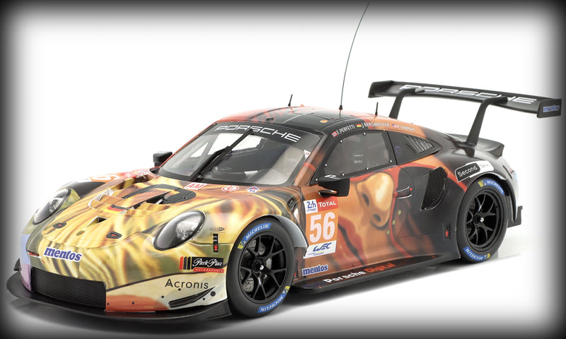 Chargez l&#39;image dans la visionneuse de la galerie, &lt;tc&gt;Porsche 911 RSR TEAM PROJECT 1 Nr.56 WORLD CHAMPION 2019 IXO 1:18&lt;/tc&gt;
