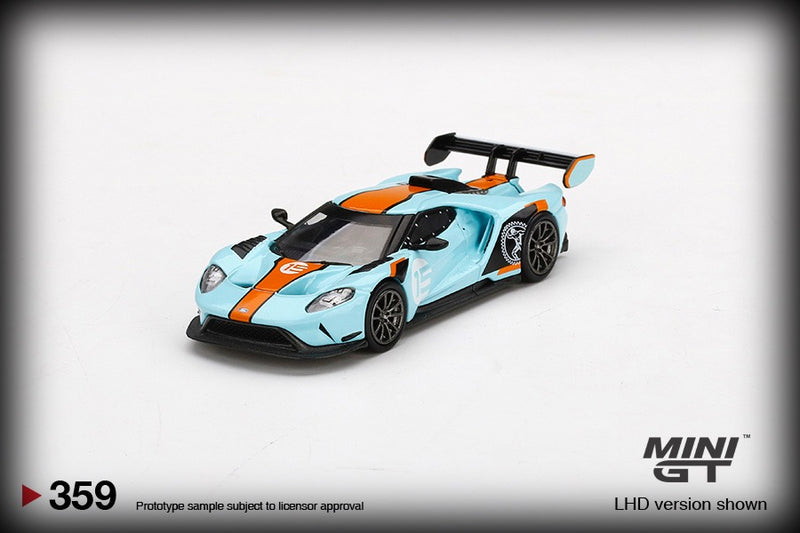 Chargez l&#39;image dans la visionneuse de la galerie, Ford GT MK II Nr.002 GULF MINI GT 1:64
