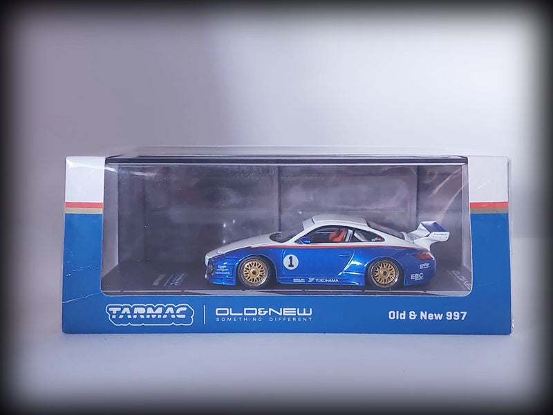 Chargez l&#39;image dans la visionneuse de la galerie, Porsche  Old &amp; New 997 TARMAC WORKS 1:64
