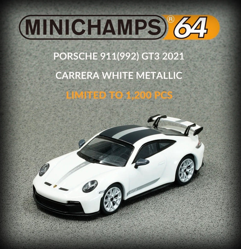 Load image into Gallery viewer, Porsche 911 (992) GT3 2021 MINICHAMPS 1:64

