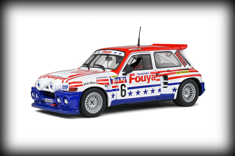 Laad de afbeelding in de Gallery-viewer, &lt;tc&gt;Renault 5 MAXI RALLYCROSS 1987 - G.ROUSSEL Nr.6 SOLIDO 1:18&lt;/tc&gt;
