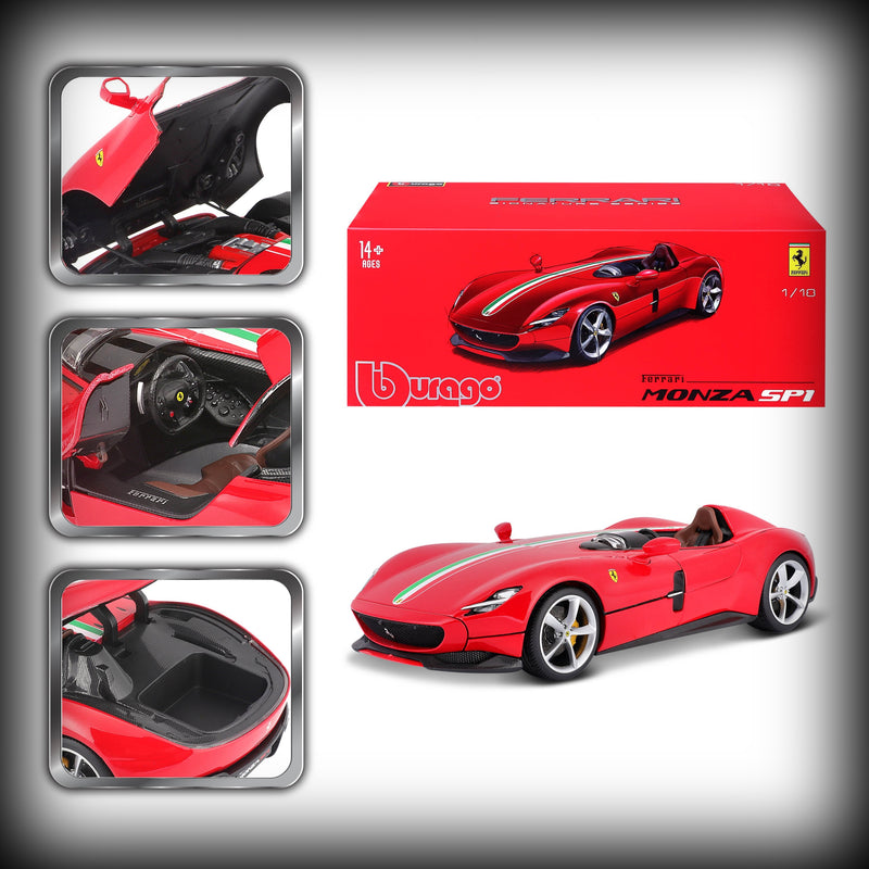 Chargez l&#39;image dans la visionneuse de la galerie, &lt;tc&gt;Ferrari Monza SP-1 Signature Series BBURAGO FERRARI 1:18&lt;/tc&gt;
