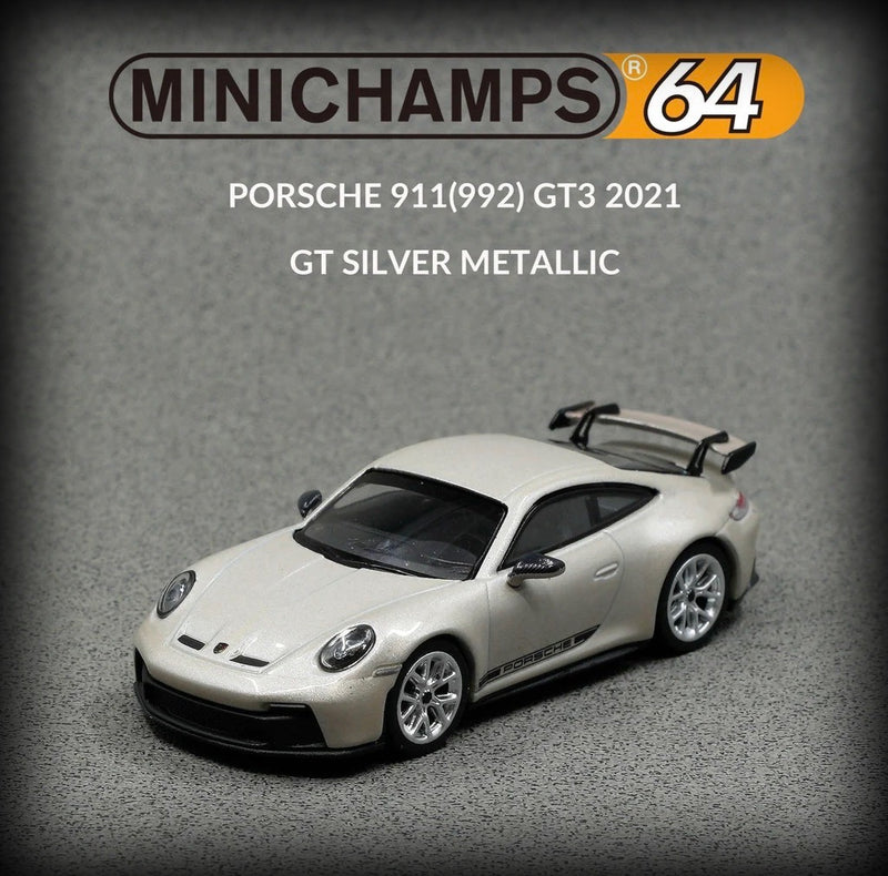 Chargez l&#39;image dans la visionneuse de la galerie, Porsche 911 (992) GT3 2021 MINICHAMPS 1:64
