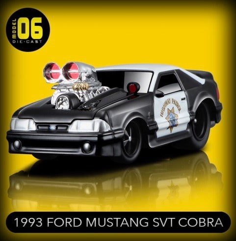 Ford MUSTANG SVT COBRA 'HIGHWAY PATROL' 1993 Nr.06 MAISTO 1:64 (6832978165865)