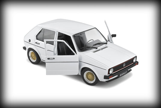 <transcy>Volkswagen GOLF L White Custom 1983 SOLIDO 1:18</transcy>