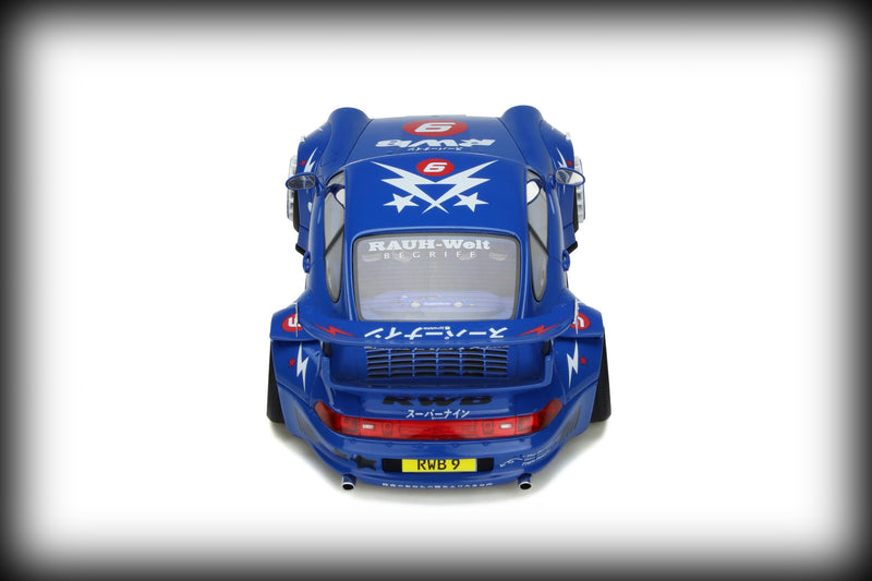 Laad de afbeelding in de Gallery-viewer, &lt;tc&gt;Porsche RWB Hong Kong Nr.9 SuperNine Blue 2019 GT SPIRIT 1:18&lt;/tc&gt;
