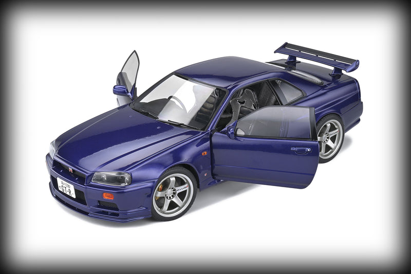 Chargez l&#39;image dans la visionneuse de la galerie, &lt;transcy&gt;Nissan Skyline (R34) GT-R 1999 SOLIDO 1:18&lt;/transcy&gt;
