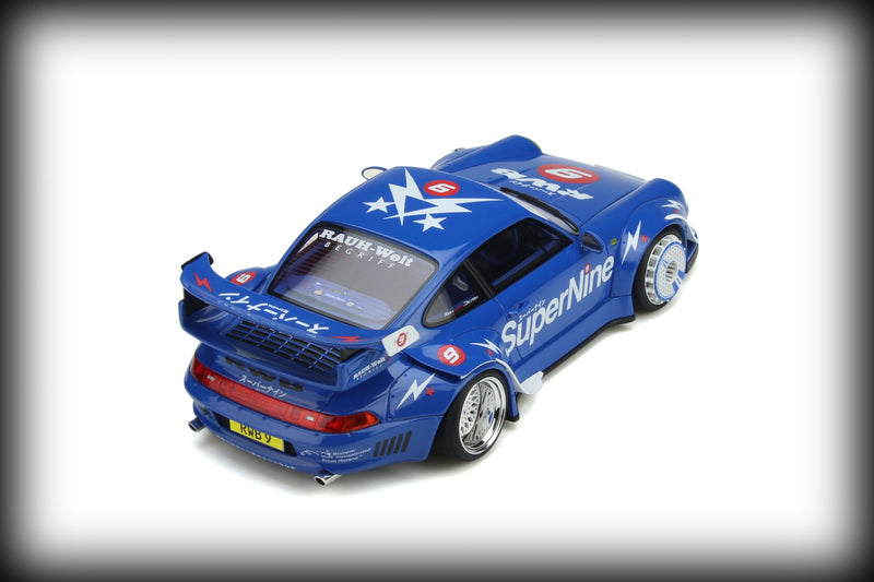 Laad de afbeelding in de Gallery-viewer, &lt;tc&gt;Porsche RWB Hong Kong Nr.9 SuperNine Blue 2019 GT SPIRIT 1:18&lt;/tc&gt;
