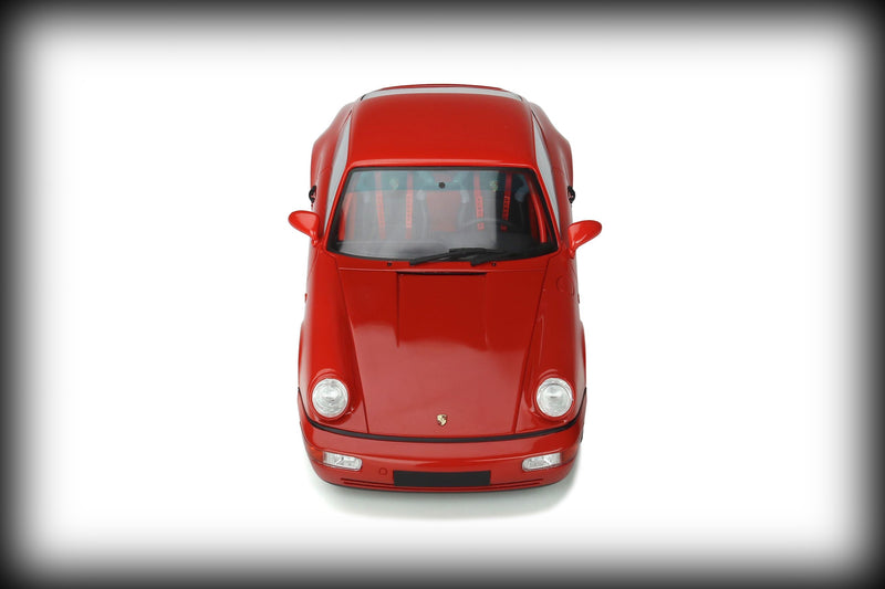 Chargez l&#39;image dans la visionneuse de la galerie, &lt;transcy&gt;Porsche 911 (964) Carrera RS 3.6 Club Sport Indian Red 1992 GT SPIRIT 1:18&lt;/transcy&gt;
