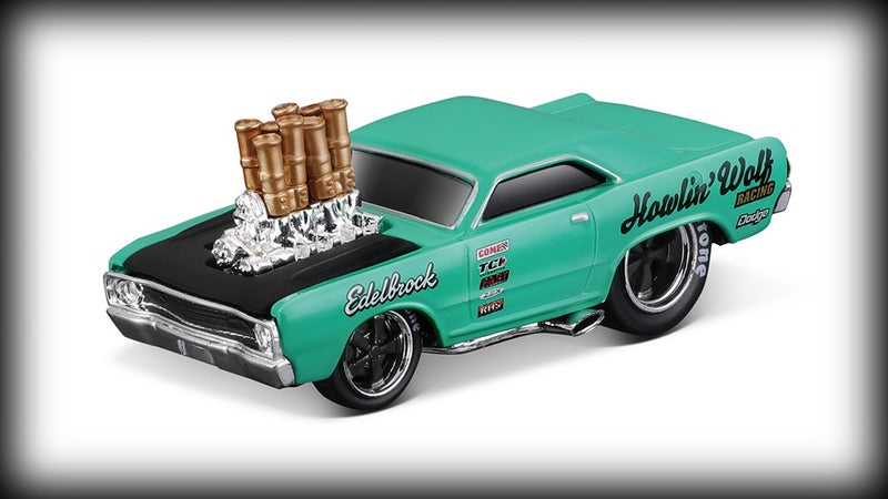 Load image into Gallery viewer, Mack B-61 FLATBED 1953 + DODGE DART HEMI GASSER 1968 Nr.09 MAISTO 1:64
