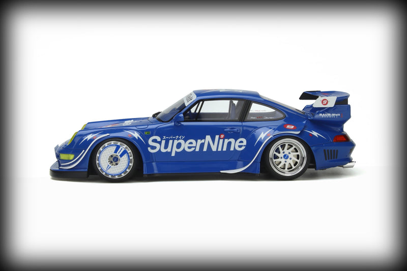 Laad de afbeelding in de Gallery-viewer, &lt;tc&gt;Porsche RWB Hong Kong Nr.9 SuperNine Blue 2019 GT SPIRIT 1:18&lt;/tc&gt;
