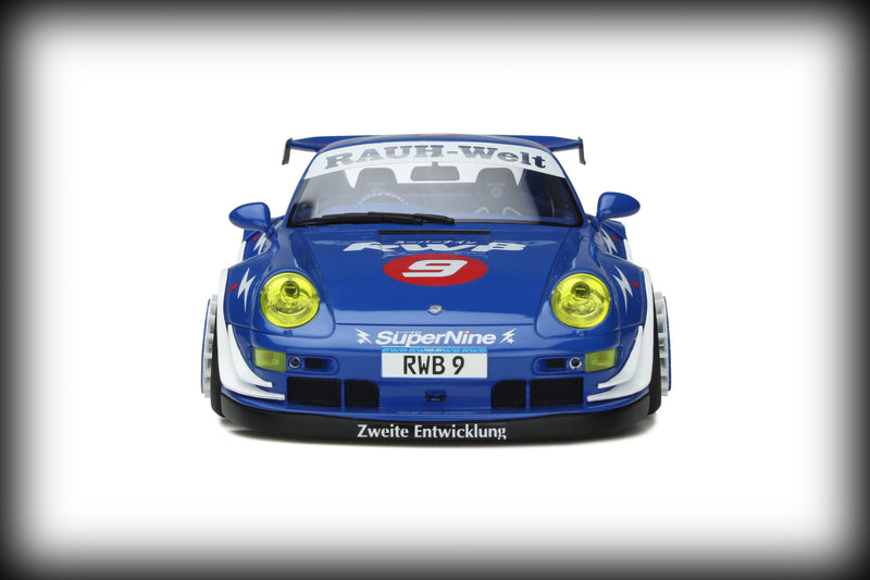 Laad de afbeelding in de Gallery-viewer, &lt;tc&gt;Porsche RWB Hong Kong Nr.9 SuperNine Blue 2019 GT SPIRIT 1:18&lt;/tc&gt;
