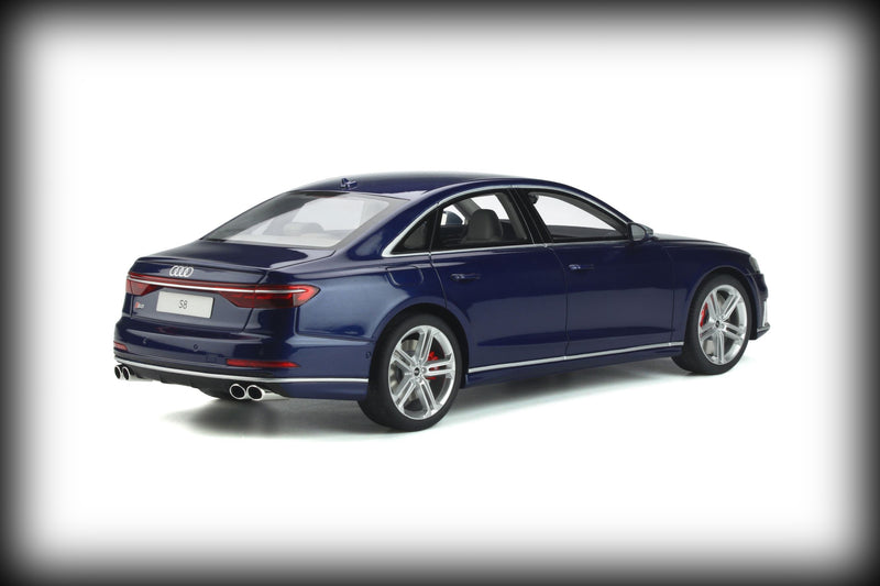 Laad de afbeelding in de Gallery-viewer, &lt;transcy&gt;Audi S8 (D5) Navarra Blue 2020 GT SPIRIT 1:18&lt;/transcy&gt;
