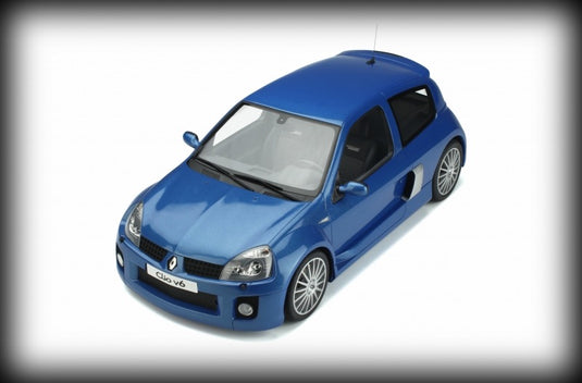 <tc>Renault CLIO 2 V6 PHASE 2 BLEU 2003 OTTOmobile 1:12</tc>