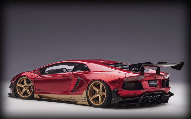 Laad de afbeelding in de Gallery-viewer, Lamborghini LIBERTY WALK LB-WORKS AVENTADOR AUTOart 1:18 (6811886518377)
