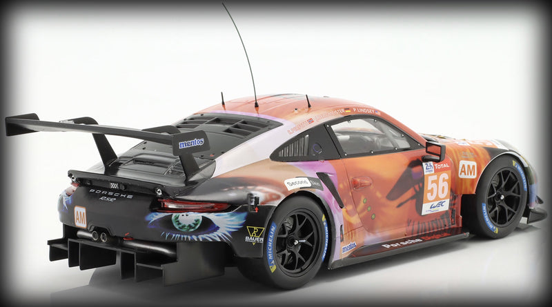 Load image into Gallery viewer, Porsche 911 RSR TEAM PROJECT 1 Nr.56 WORLD CHAMPION 2019 IXO 1:18
