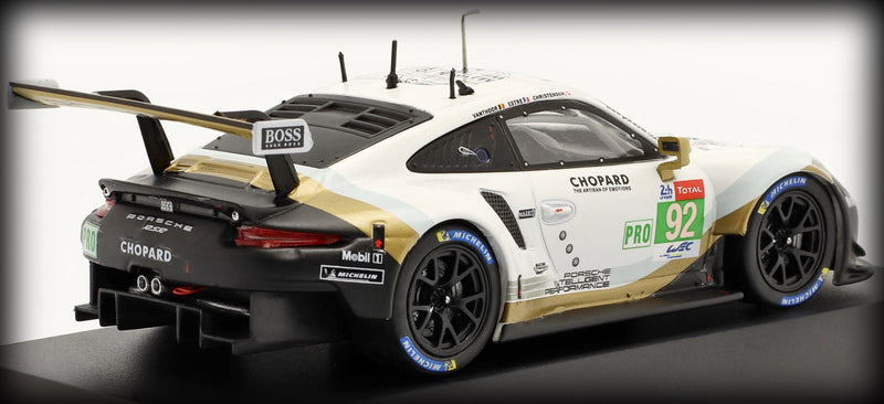 Chargez l&#39;image dans la visionneuse de la galerie, Porsche 911 (991) RSR Porsche GT TEAM Nr.92 2019 IXO 1:43 (6802175754345)
