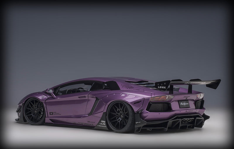 Laad de afbeelding in de Gallery-viewer, &lt;tc&gt;Lamborghini LIBERTY WALK LB-WORKS AVENTADOR AUTOart 1:18&lt;/tc&gt;
