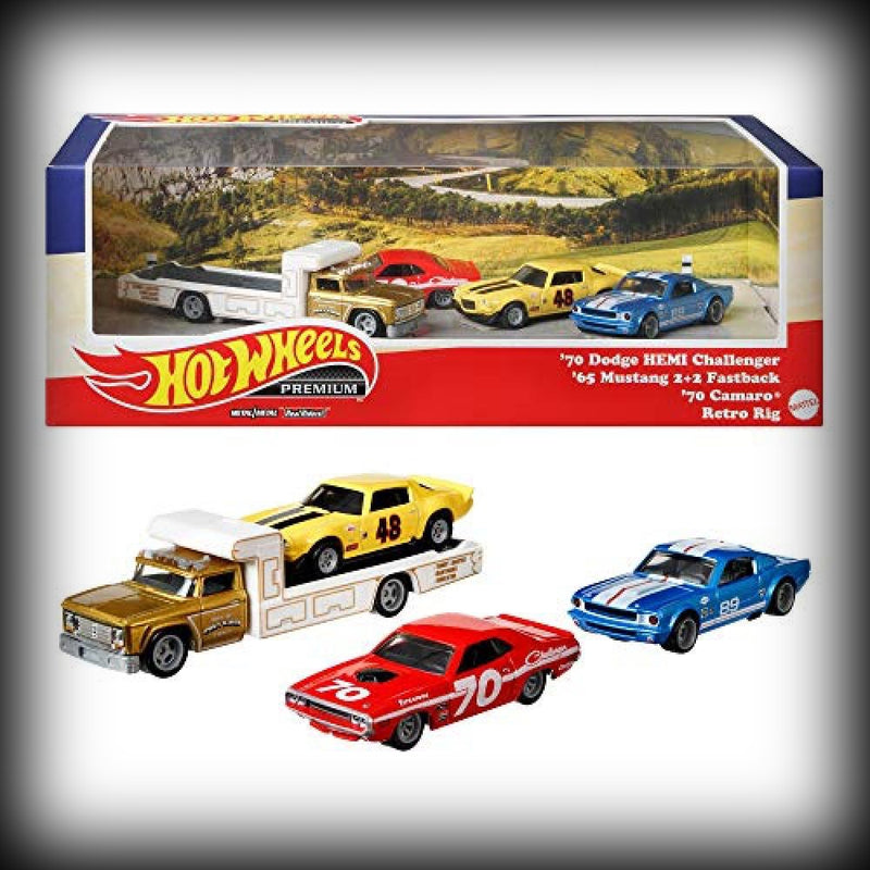 Load image into Gallery viewer, Premium SET Going to the Races HOT WHEELS 1:64
