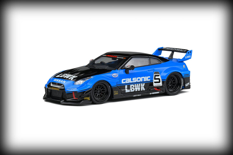 Load image into Gallery viewer, Nissan GT-R (R35) LB Silhouette Calsonic SOLIDO 1:43
