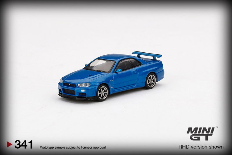 Chargez l&#39;image dans la visionneuse de la galerie, Nissan GT-R R34 V-SPEC MINI GT 1:64
