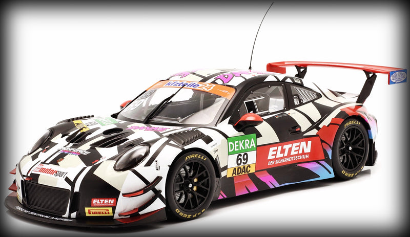 Chargez l&#39;image dans la visionneuse de la galerie, Porsche 911 (991) GT3R Nr.69 2018 IXO 1:18 (6791486799977)
