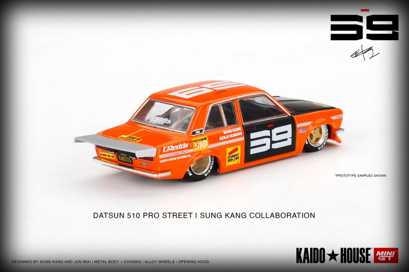 Chargez l&#39;image dans la visionneuse de la galerie, Datsun 510 Pro Street SK510 MINI GT 1:64
