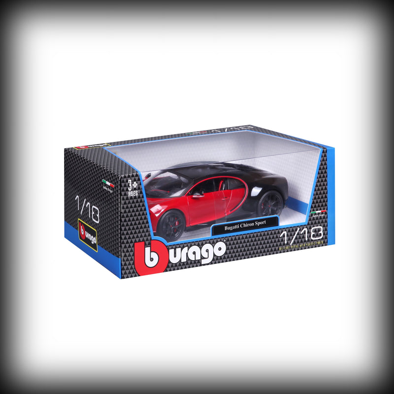 Laad de afbeelding in de Gallery-viewer, Bugatti CHIRON SPORT Nr.16 BBURAGO 1:18 (6801446502505)
