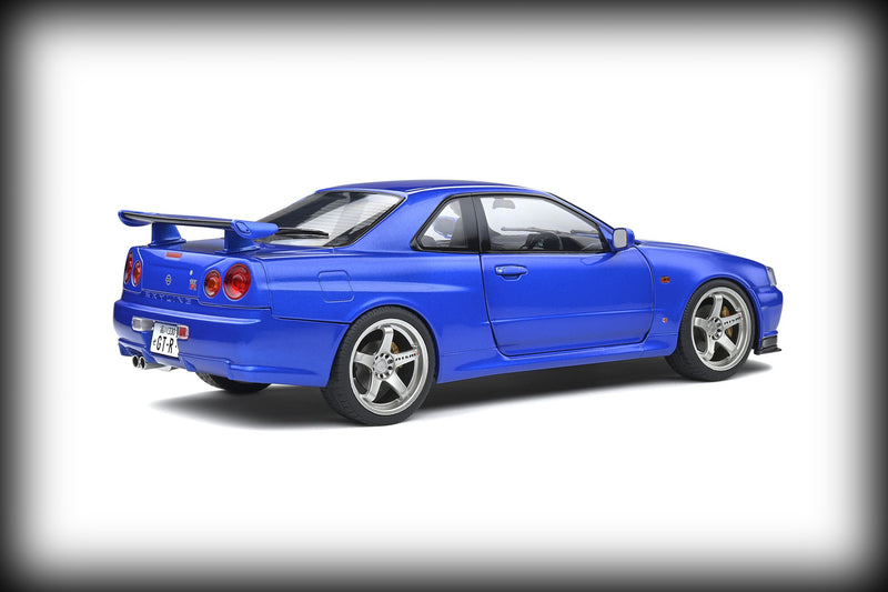 Laad de afbeelding in de Gallery-viewer, &lt;tc&gt;Nissan Skyline (R34) GT-R 1999 SOLIDO 1:18&lt;/tc&gt;
