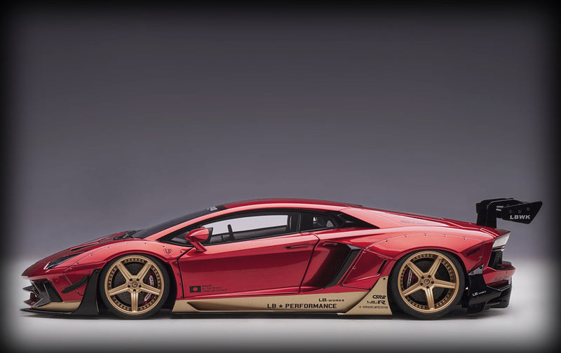 Laad de afbeelding in de Gallery-viewer, Lamborghini LIBERTY WALK LB-WORKS AVENTADOR AUTOart 1:18 (6811886518377)
