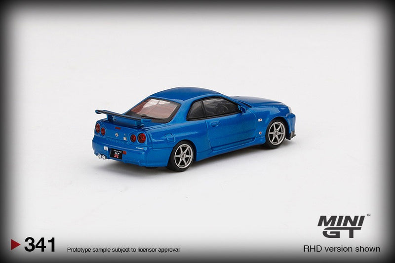 Chargez l&#39;image dans la visionneuse de la galerie, Nissan GT-R R34 V-SPEC MINI GT 1:64
