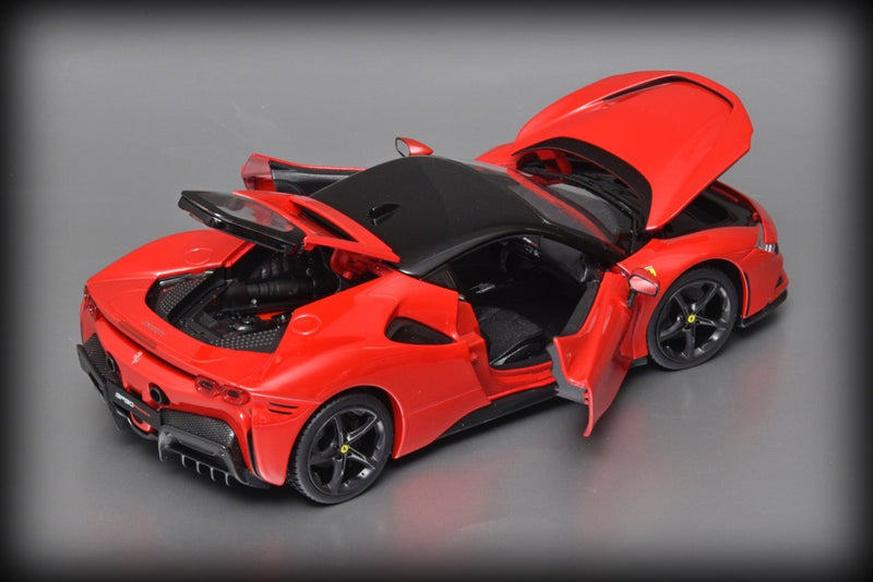 Chargez l&#39;image dans la visionneuse de la galerie, &lt;tc&gt;Ferrari SF90 STRADALE HYBRID SPIDER 2020 BBURAGO FERRARI 1:18&lt;/tc&gt;
