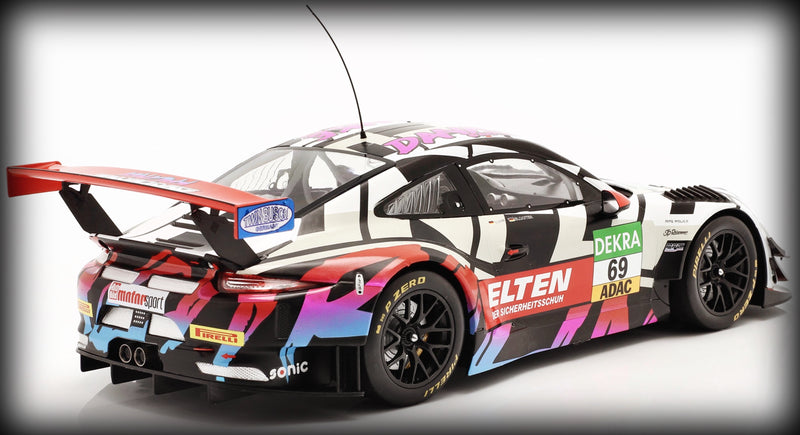 Load image into Gallery viewer, Porsche 911 (991) GT3R Nr.69 2018 IXO 1:18 (6791486799977)
