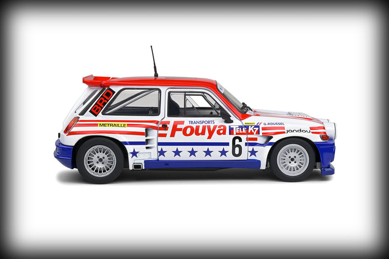 Laad de afbeelding in de Gallery-viewer, &lt;tc&gt;Renault 5 MAXI RALLYCROSS 1987 - G.ROUSSEL Nr.6 SOLIDO 1:18&lt;/tc&gt;
