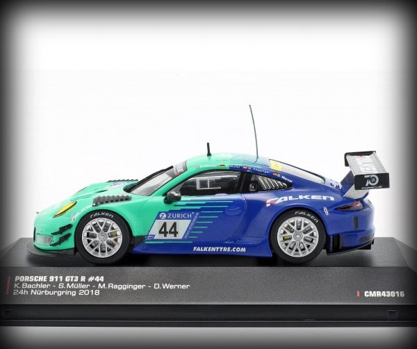 Laad de afbeelding in de Gallery-viewer, Porsche 911 (991) GT3 R Nr.44 2018 CMR 1:43 (6810769031273)
