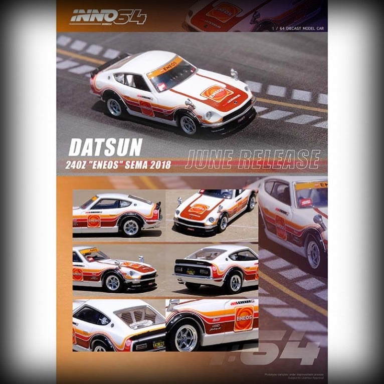Laad de afbeelding in de Gallery-viewer, Datsun 240Z ENEOS SEMA SHOW 2018 INNO64 Models 1:64
