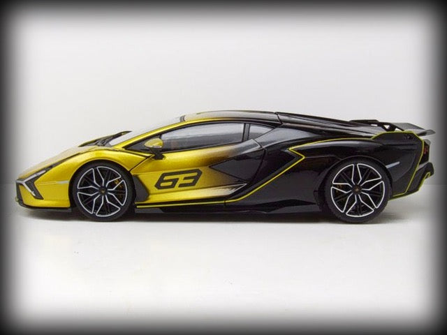 Laad de afbeelding in de Gallery-viewer, Lamborghini SIAN FKP 37 2020 BBURAGO 1:18 (6801366024297)
