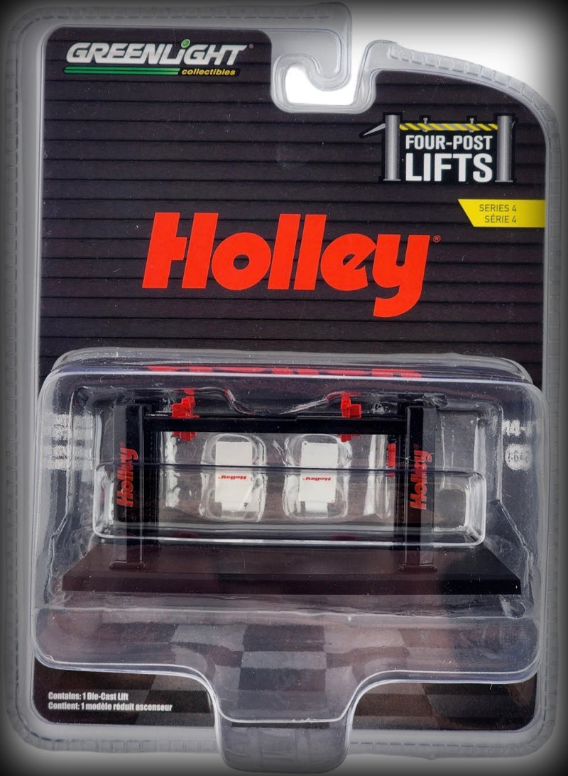 Laad de afbeelding in de Gallery-viewer, Holley FOUR-POST LIFT SERIES 4 GREENLIGHT Collectibles 1:64
