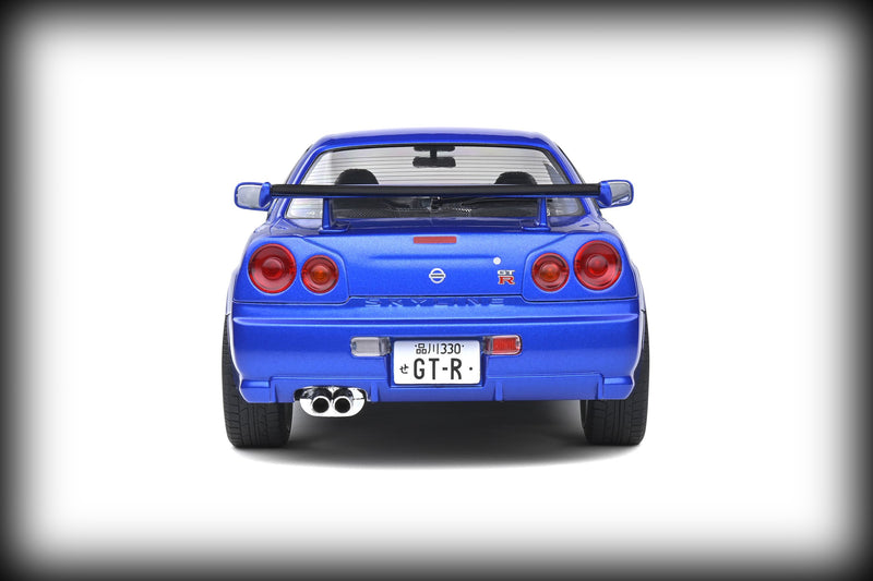 Laad de afbeelding in de Gallery-viewer, &lt;tc&gt;Nissan Skyline (R34) GT-R 1999 SOLIDO 1:18&lt;/tc&gt;
