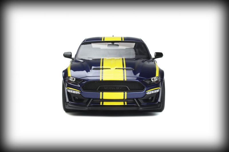 Laad de afbeelding in de Gallery-viewer, &lt;tc&gt;Ford MUSTANG SHELBY SUPER SNAKE BLUE HORNET 2021 GT SPIRIT 1:18&lt;/tc&gt;
