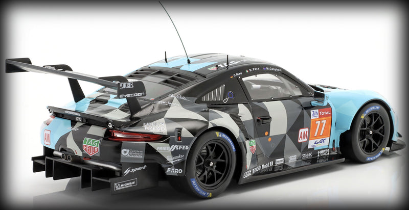 Load image into Gallery viewer, Porsche 911 RSR DEMPSEY-PROTON RACING Nr.77 24H LE MANS 2020 IXO 1:18
