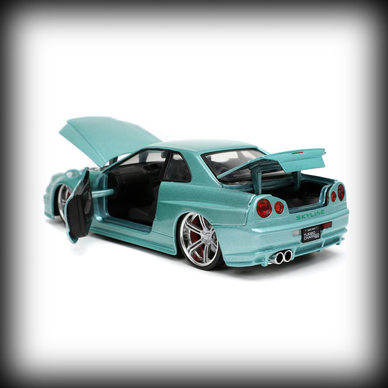 Chargez l&#39;image dans la visionneuse de la galerie, &lt;tc&gt;Nissan SKYLINE GT-R (R34) 2002 JADA 1:24&lt;/tc&gt;
