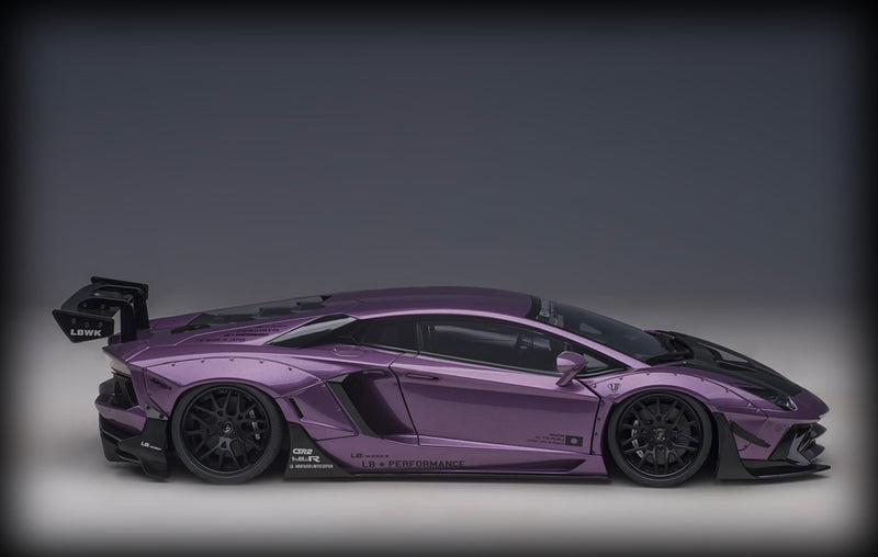 Laad de afbeelding in de Gallery-viewer, &lt;tc&gt;Lamborghini LIBERTY WALK LB-WORKS AVENTADOR AUTOart 1:18&lt;/tc&gt;
