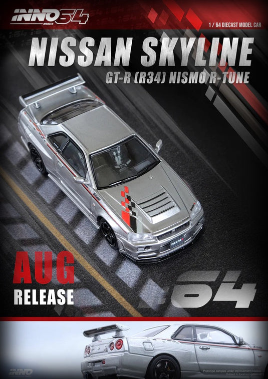 Nissan SKYLINE GT-R R3 R-Tune INNO64 Models 1:64