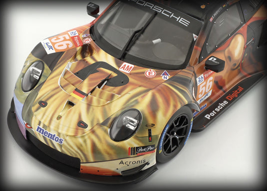 Porsche 911 RSR TEAM PROJECT 1 Nr.56 WORLD CHAMPION 2019 IXO 1:18