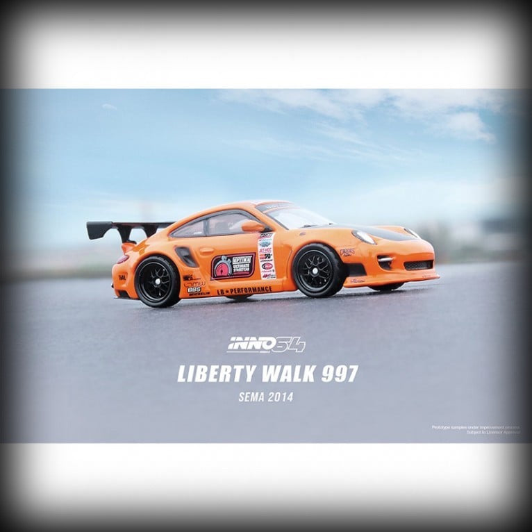 Laad de afbeelding in de Gallery-viewer, Porsche LW 997 2014 SEMA SHOW INNO64 Modellen 1:64
