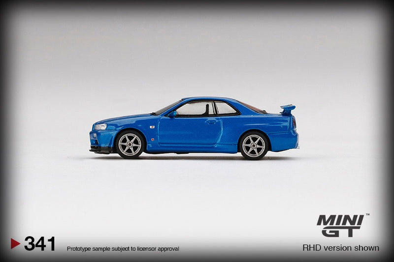 Chargez l&#39;image dans la visionneuse de la galerie, Nissan GT-R R34 V-SPEC MINI GT 1:64
