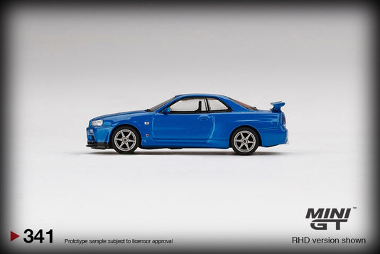 Nissan GT-R R34 V-SPEC MINI GT 1:64