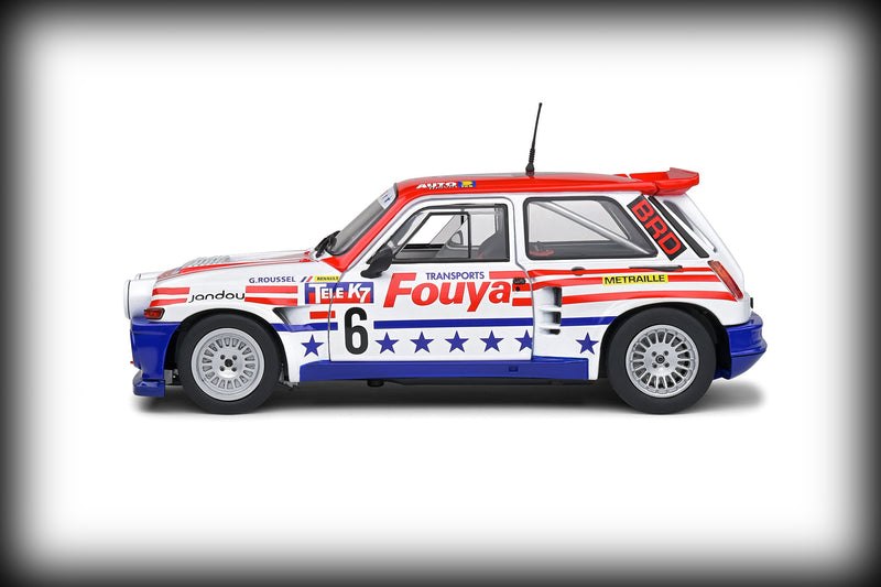 Laad de afbeelding in de Gallery-viewer, &lt;tc&gt;Renault 5 MAXI RALLYCROSS 1987 - G.ROUSSEL Nr.6 SOLIDO 1:18&lt;/tc&gt;
